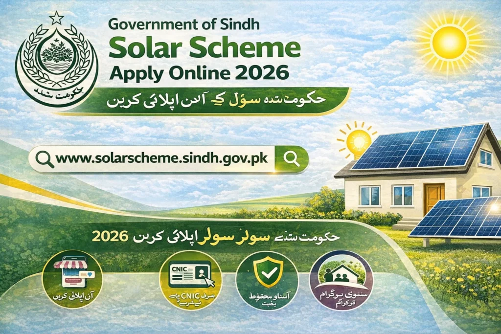Government of Sindh Solar Scheme Apply Online 2026