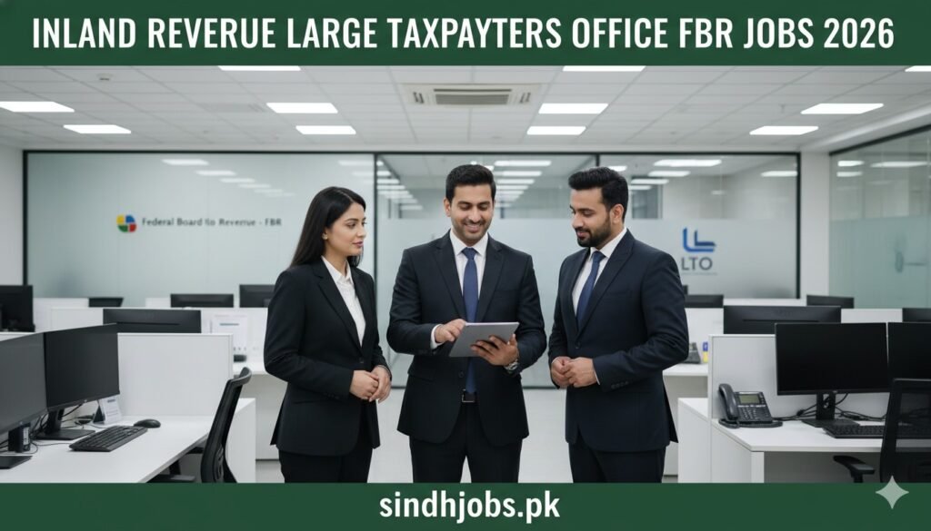 Inland Revenue Large Taxpayers Office FBR Karachi Jobs 2026