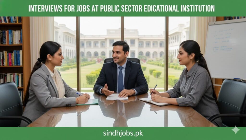 Interviews For Jobs At Public Sector Educational Institution