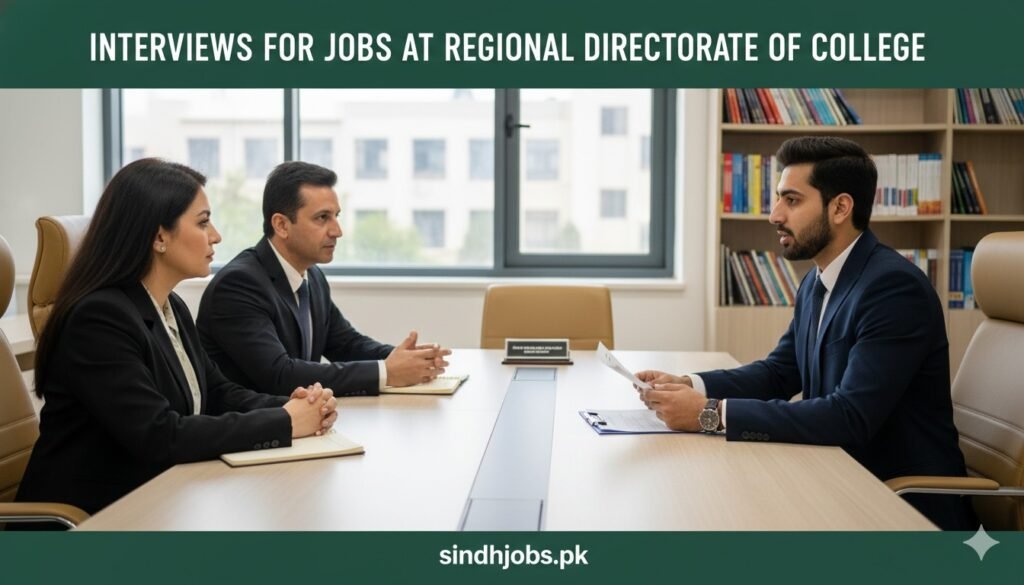 Interviews For Jobs At Regional Directorate Of College