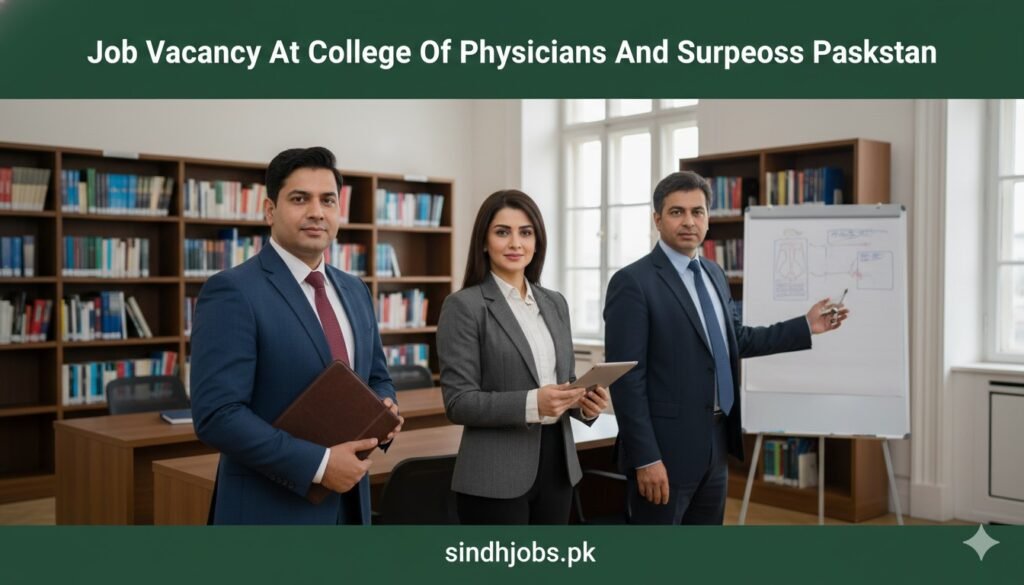Job Vacancy At College Of Physicians And Surgeons Pakistan