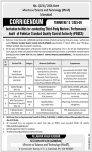 Jobs at Ministry Of Science And Technology MOST 2026