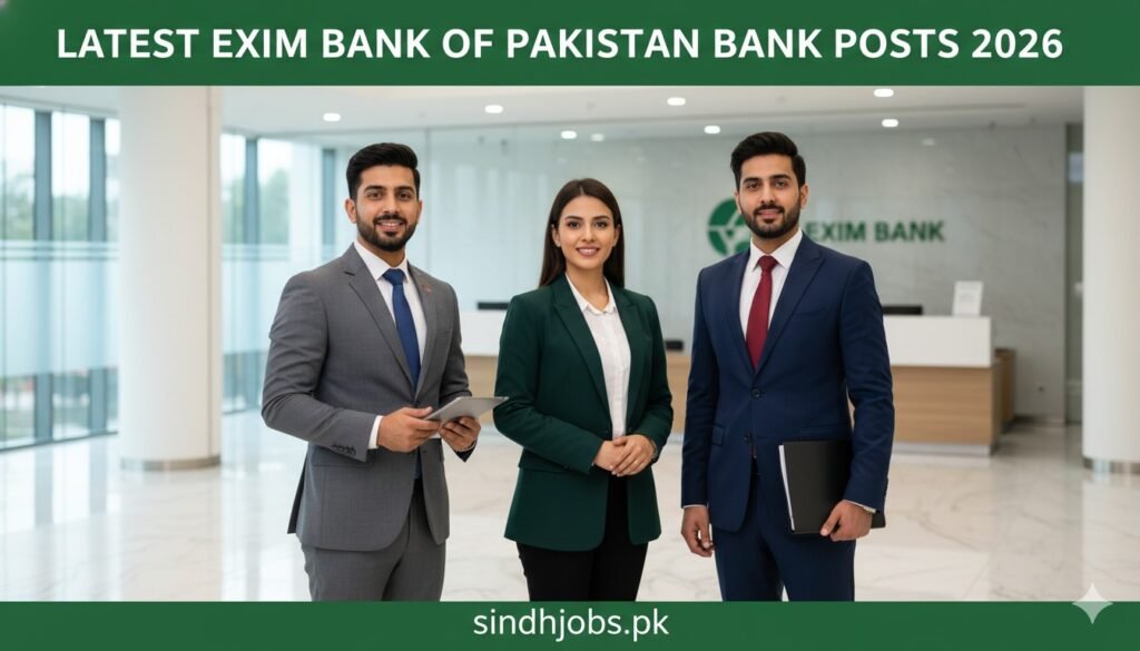 Latest Exim Bank of Pakistan Bank Posts 2026