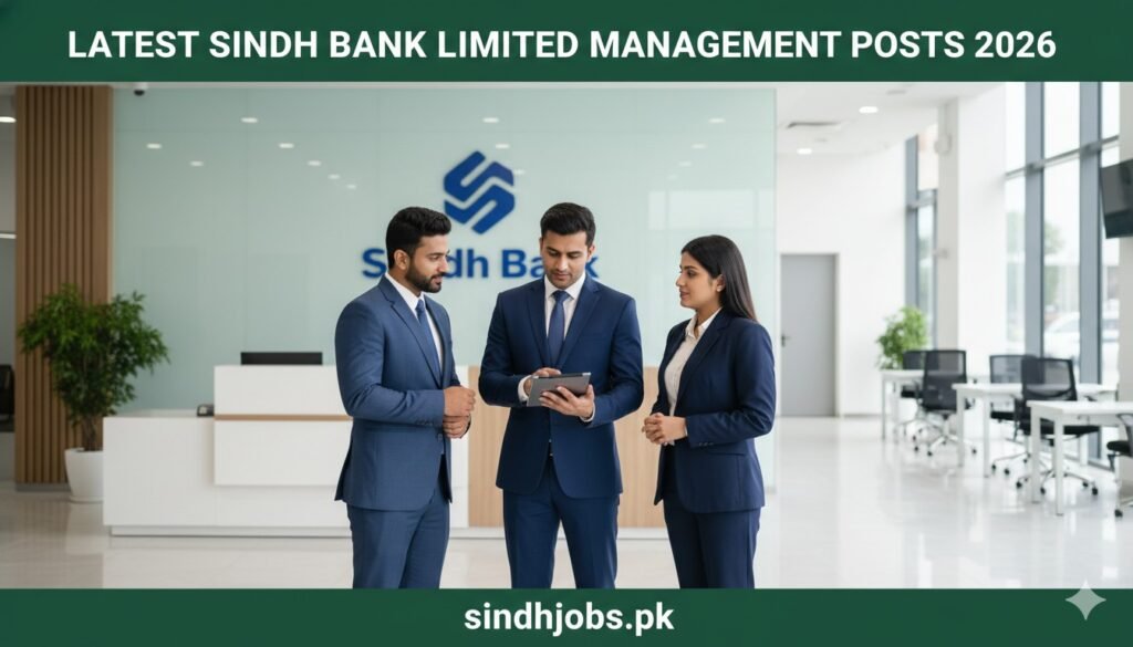 Latest Sindh Bank Limited Management Posts 2026