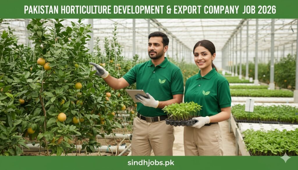 Pakistan Horticulture Development & Export Company Job 2026