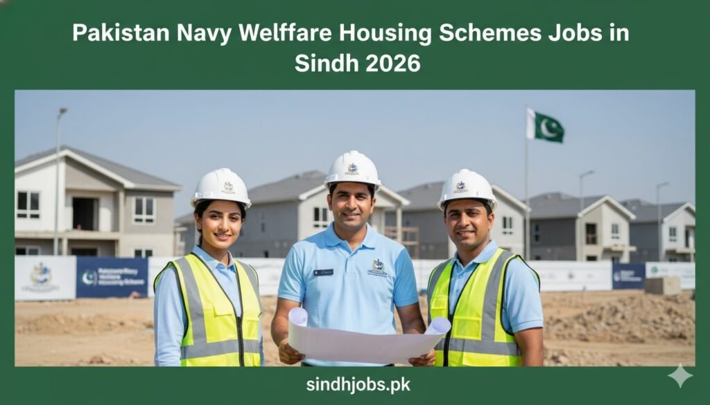 Pakistan Navy Welfare Housing Schemes Jobs in Sindh 2026