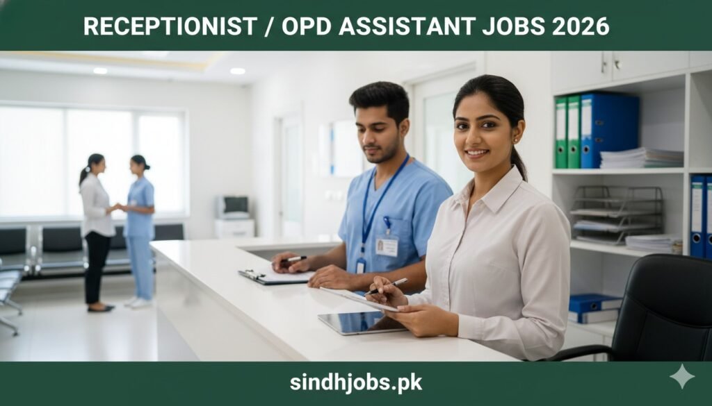 Receptionist / OPD Assistant Jobs 2026