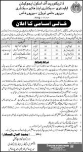 SJP Jobs at Elementary Secondary and Higher Secondary 2026