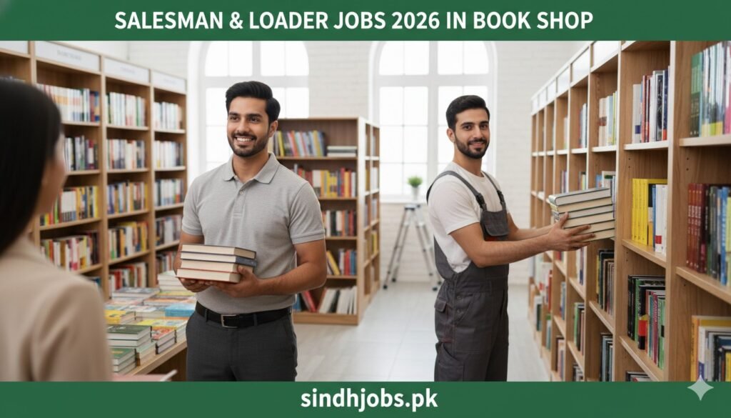 Salesman & Loader Jobs 2026 In Book Shop