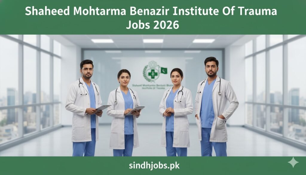 Shaheed Mohtarma Benazir Institute Of Trauma Jobs 2026