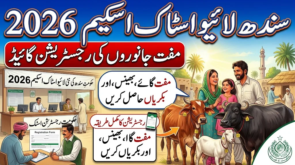 Sindh Livestock Scheme 2026 – Free Animals Registration Guide