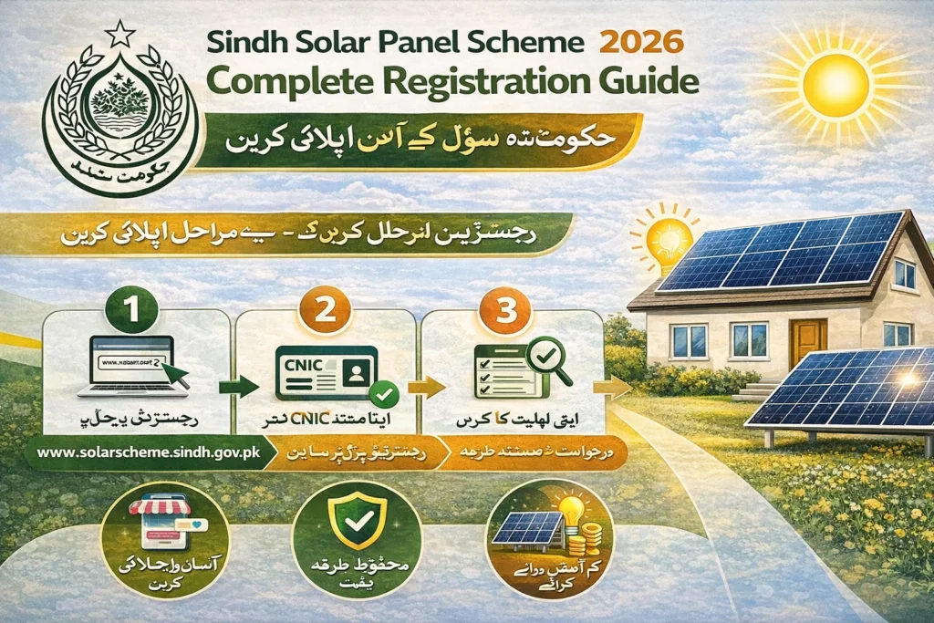 Sindh Solar Panel Scheme 2026 Complete Registration Guide