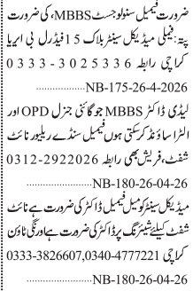 Latest Hospital Clinic Medical Posts 2026