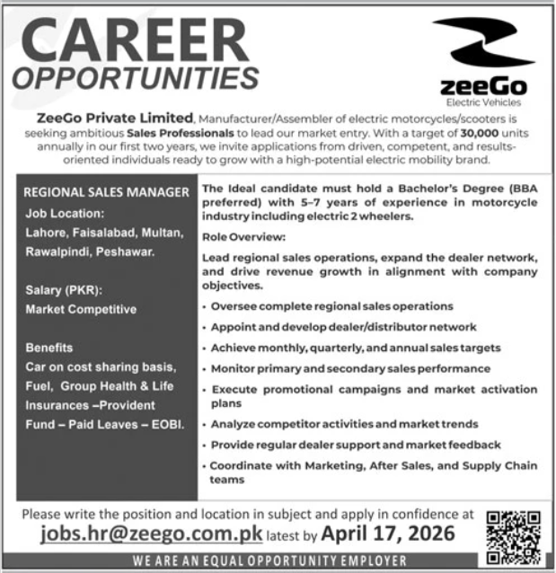 ZeeGo Private Limited company Job 2026