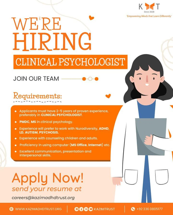 Clinical Psychologist Jobs 2026 Apply Now