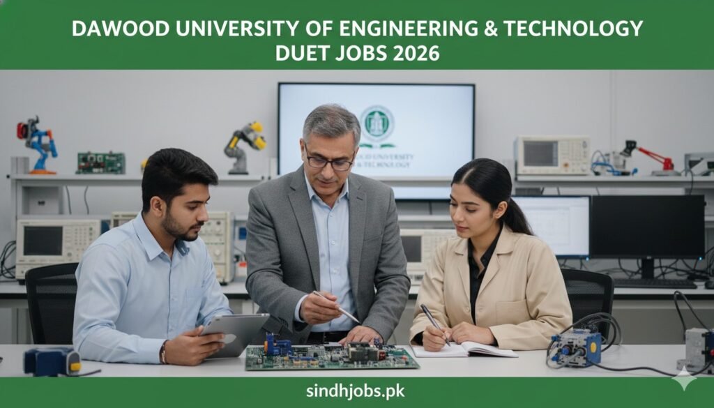 Dawood University Of Engineering & Technology DUET Jobs 2026