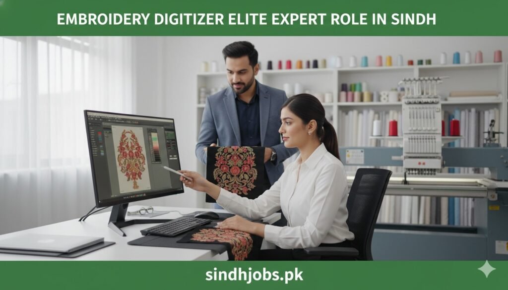 Embroidery Digitizer Elite Expert Role in Sindh