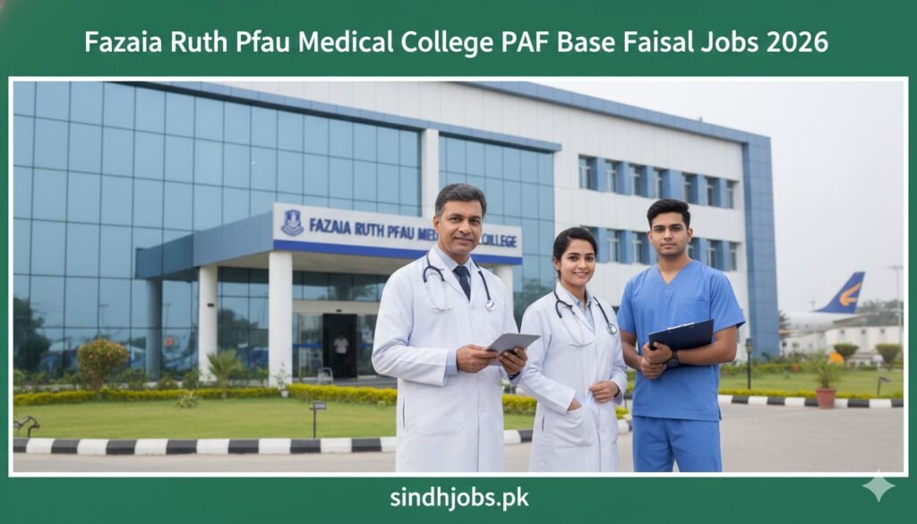 Fazaia Ruth Pfau Medical College PAF Base Faisal Jobs 2026