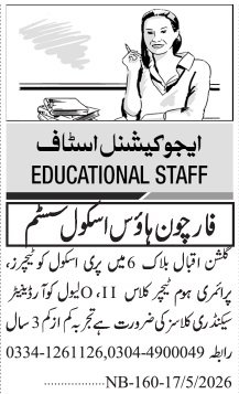 Fortune House School System PST Teaching Jobs 2026