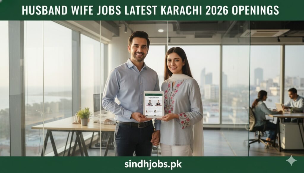 Husband Wife Jobs Latest Karachi 2026 Openings