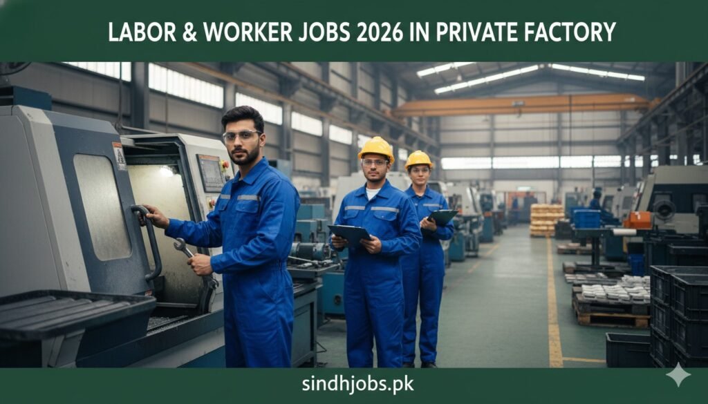 Labor & Worker Jobs 2026 In Private Factory