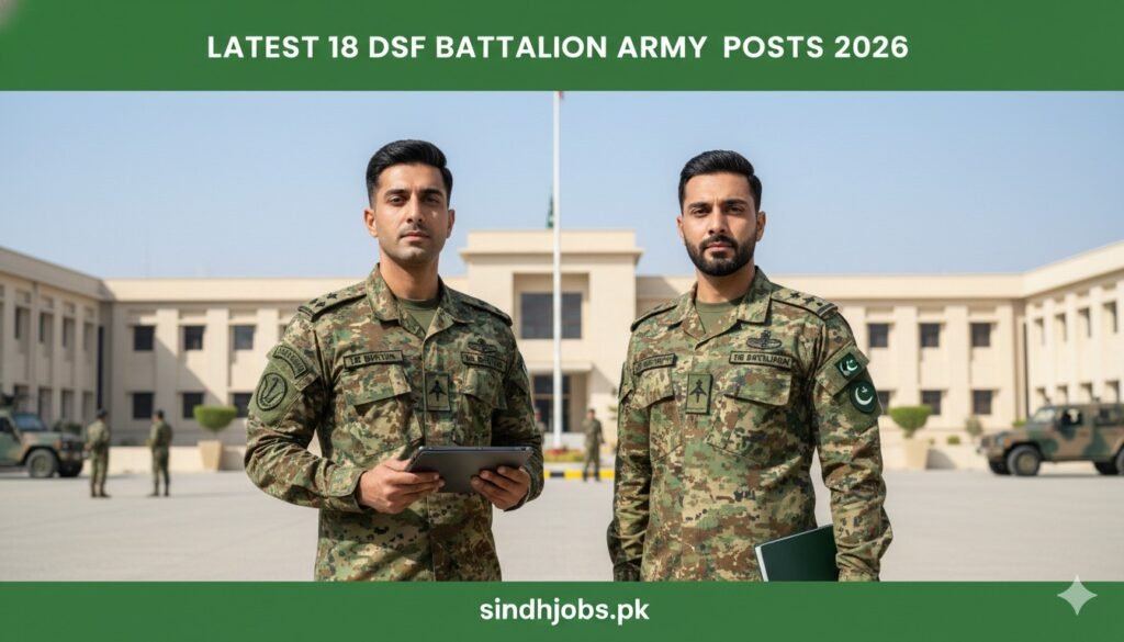 Latest 18 DSF Battalion Army jobs Posts 2026