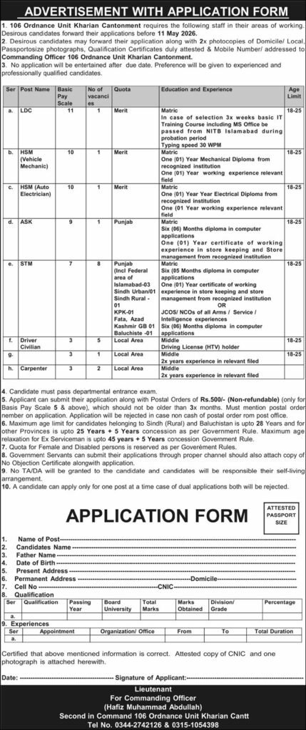 Latest Join Pakistan Army Career Jobs In Sindh 2026