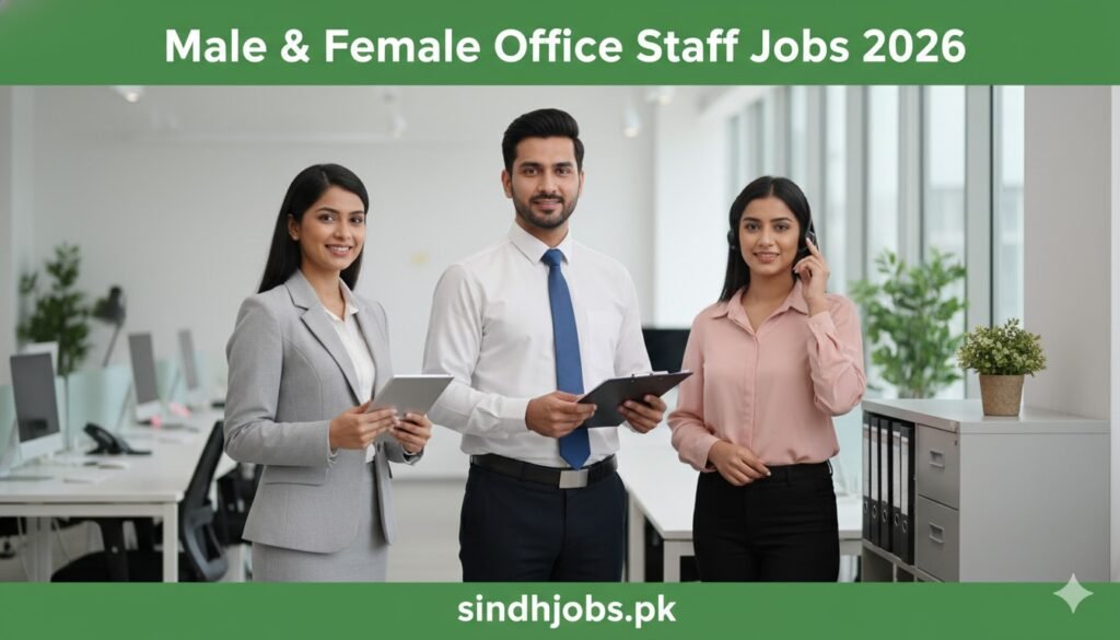 Male & Female Office Staff Jobs 2026