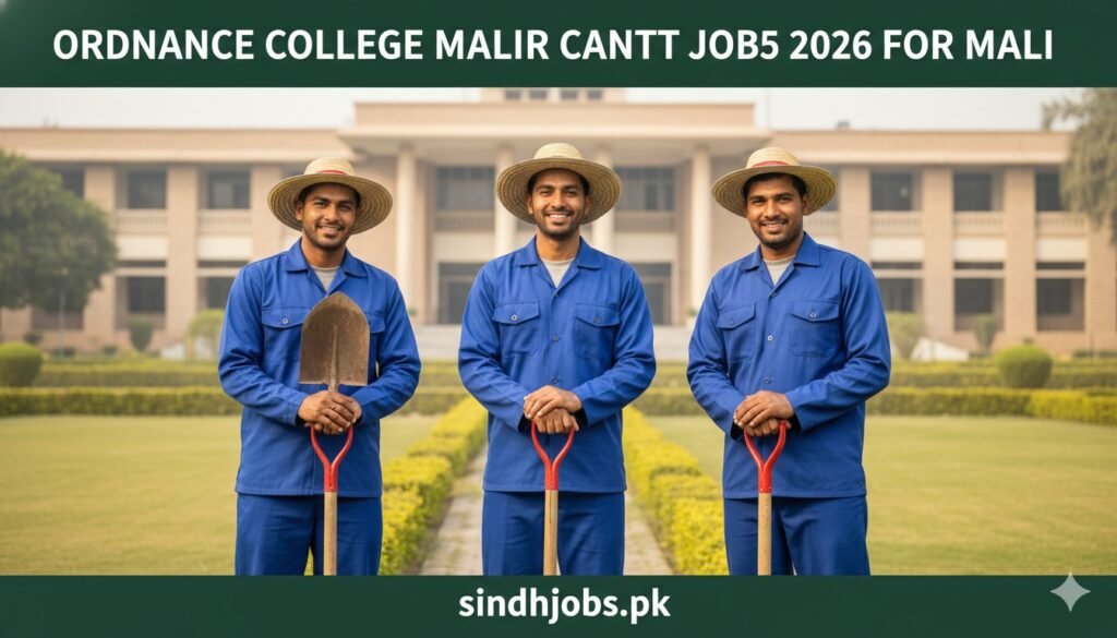 Ordnance College Malir Cantt Jobs 2026 For MaliOrdnance College Malir Cantt Jobs 2026 For Mali