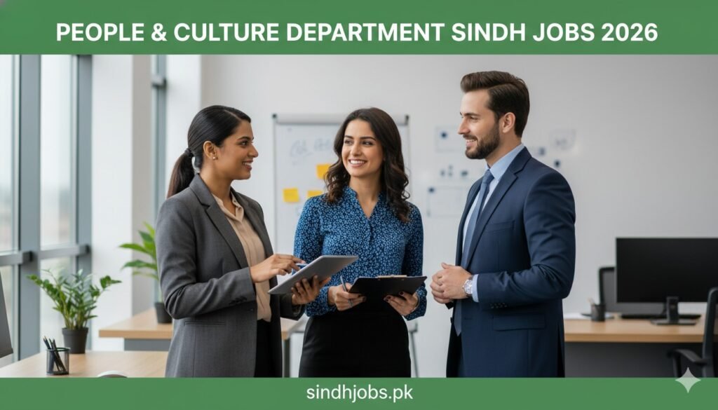 People & Culture Department Sindh Jobs 2026