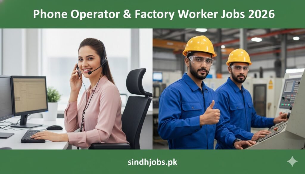 Phone Operator & Factory Worker Jobs 2026
