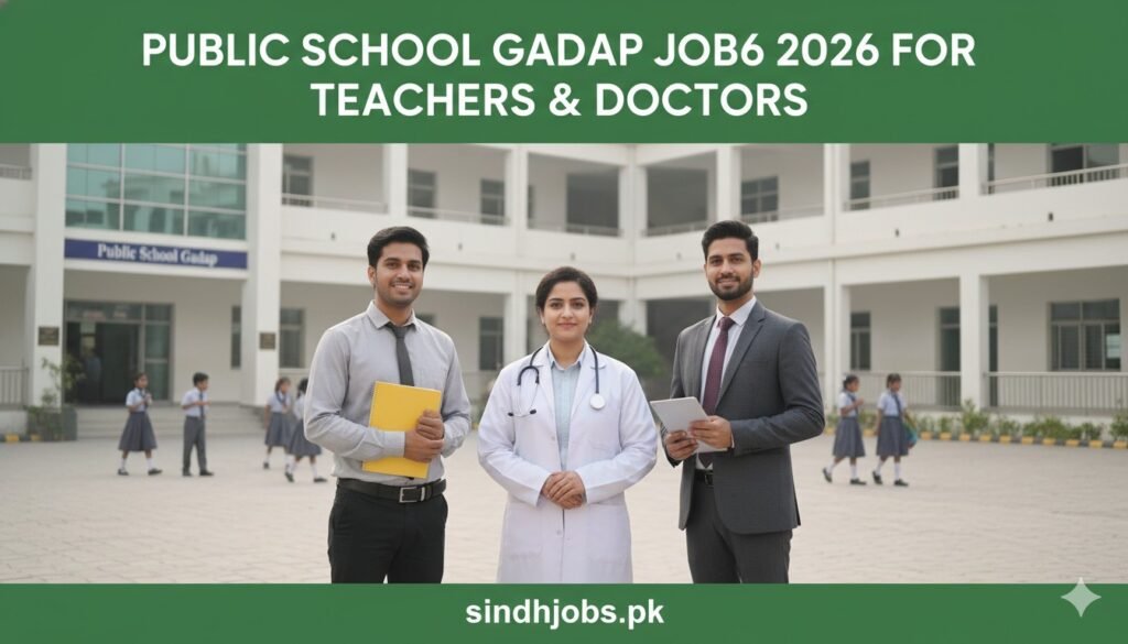 Public School Gadap Jobs 2026 For Teachers & Doctors