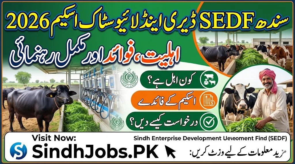 SEDF Dairy and Livestock Scheme 2026 in Sindh Eligibility Benefits and Application Guide
