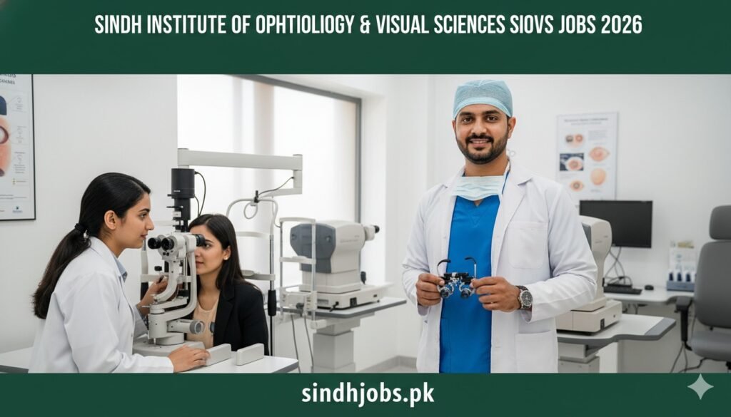 Sindh Institute Of Ophthalmology & Visual Sciences SIOVS Job