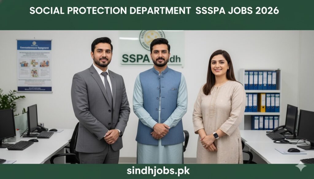 Social Protection Department Sindh SSPA Jobs 2026