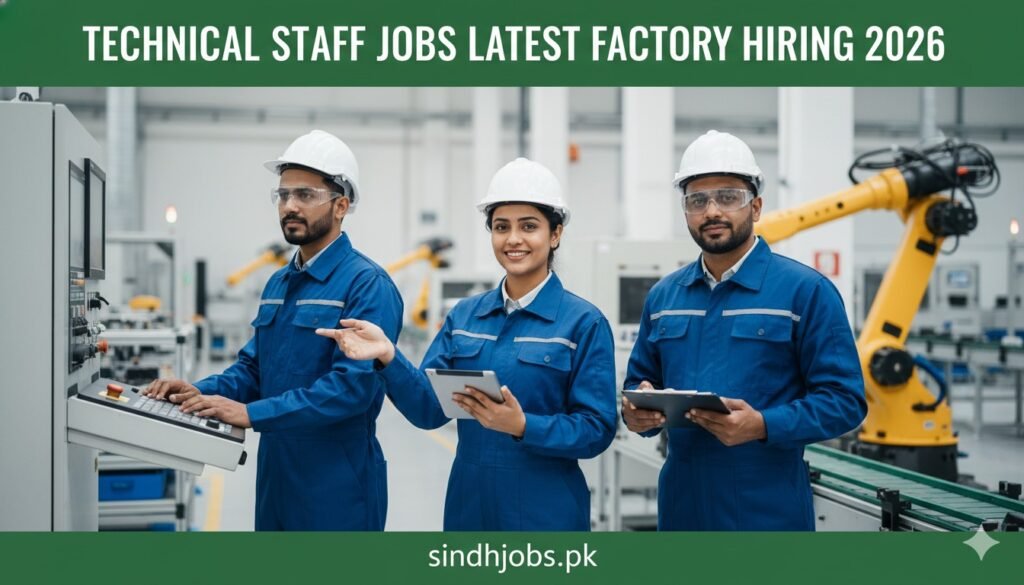 Technical Staff Jobs Latest Factory Hiring 2026
