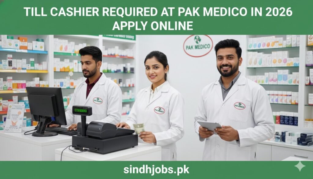 Till Cashier Required At Pak Medico In 2026 Apply Online