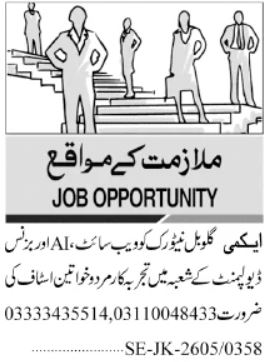 AI Expert Jobs 2026 In Acme Global Network