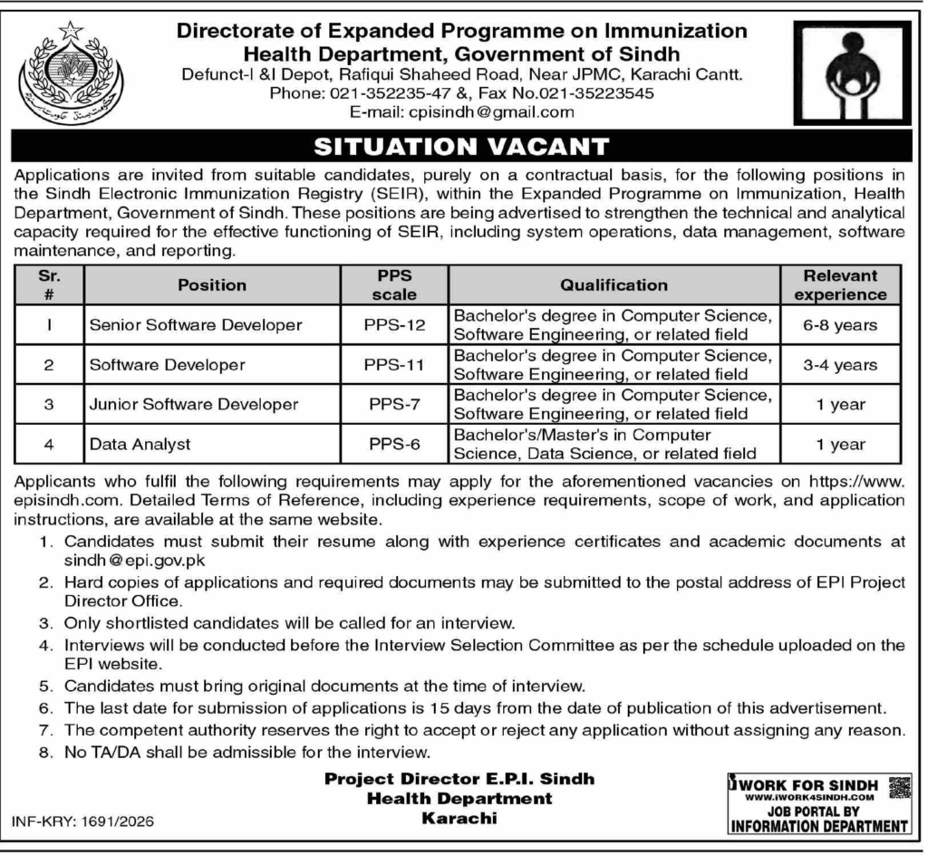 Health Dept IT Jobs  Top Opportunities 2026