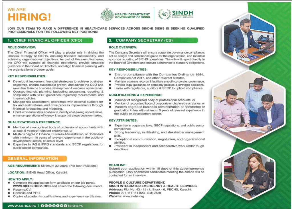 Latest Health Department Management Posts 2026