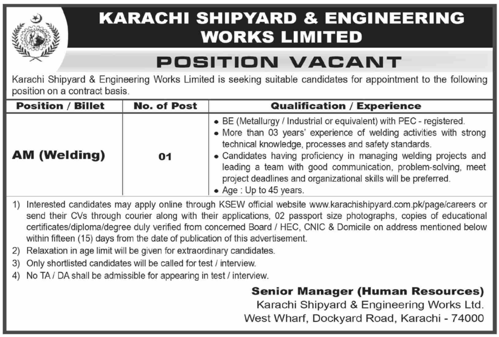 AM Welding Job At Shipyard And Engineering Works