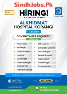 Alkhidmat Foundation NGO Hiring For Multiples Jobs 2026