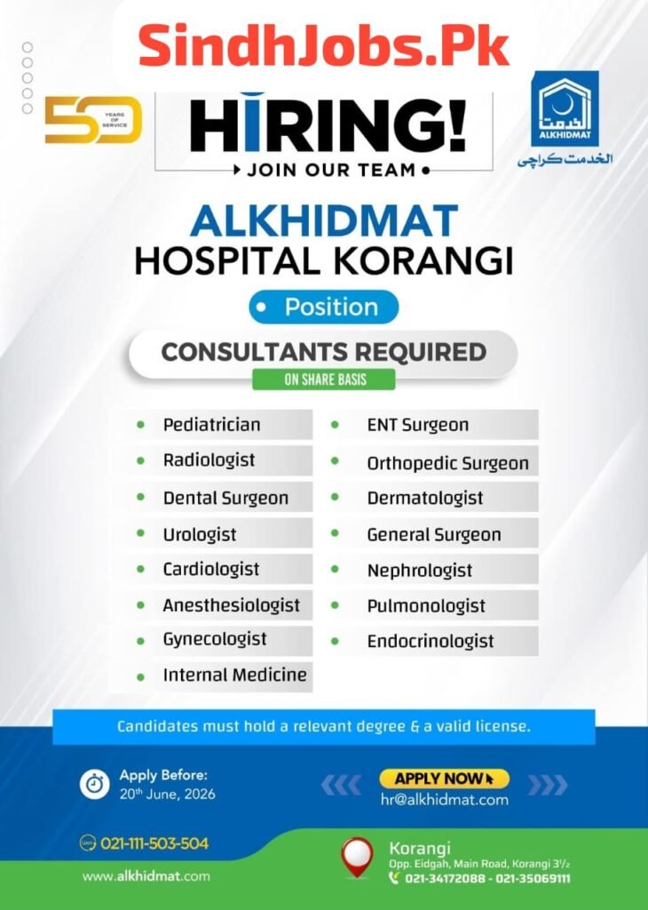 Alkhidmat Foundation NGO Hiring For Multiples Jobs 2026