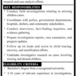 Child Protection Organization Sindh Job Vacancies 2026