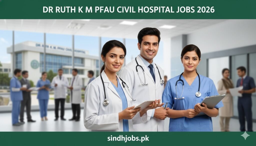 Dr Ruth K M Pfau Civil Hospital Jobs 2026