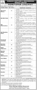 Karachi Shipyard and Engineering Work Limited Job Vacancies 2026