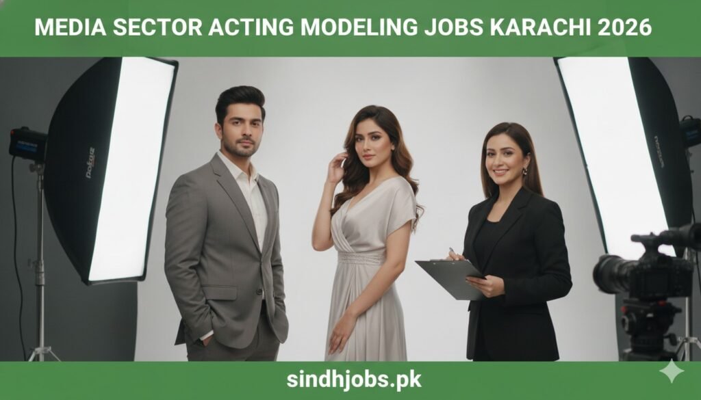 Media Sector Acting Modeling Jobs Karachi 2026