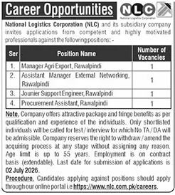 National Logistics Corporation NLC Opportunities 2026