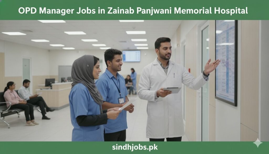 OPD Manager Jobs in Zainab Panjwani Memorial Hospital