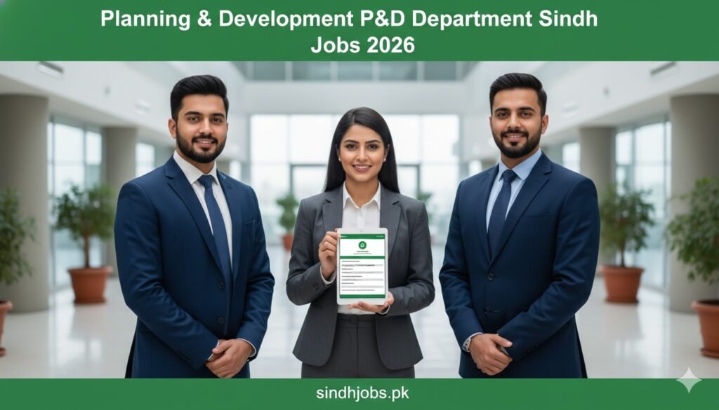 Planning & Development P&D Department Sindh Jobs 2026